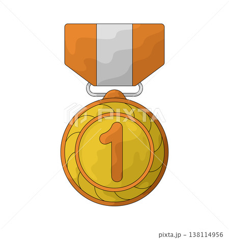Illustration of First Place Medal Illustration of First Place Medal 138114956