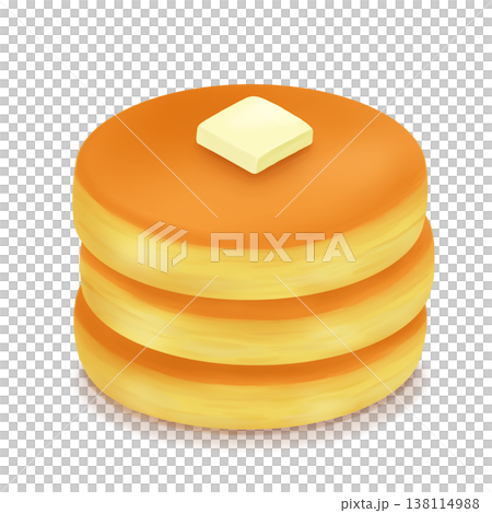 ホットケーキ（パンケーキ）バター 138114988