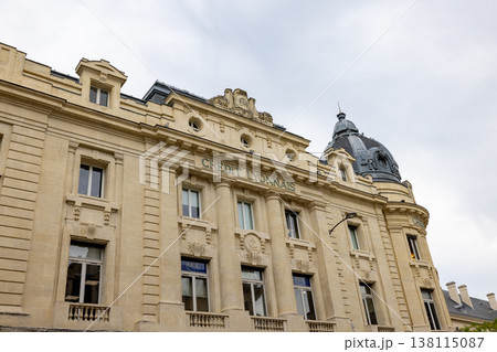 Reims, Marne, Grand-Est, France, August, 28th, 2025, Champagne Area, Stately neoclassical structure Reims, Marne, Grand-Est, France, August, 28th, 2025, Champagne Area, Stately neoclassical structure 138115087