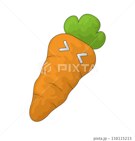 Illustration of Pet Carrot Toy Illustration of Pet Carrot Toy 138115213