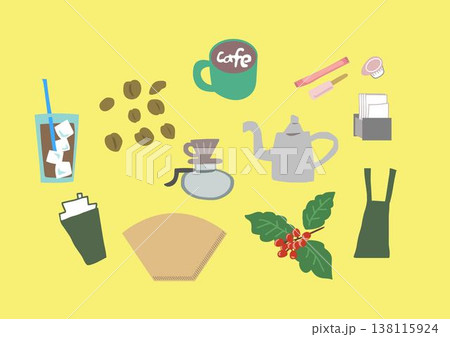 コーヒー豆やコーヒーフィルター、カフェセット コーヒー豆やコーヒーフィルター、カフェセット 138115924