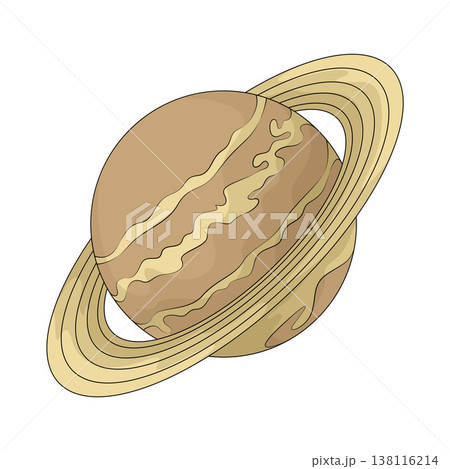 Illustration of Saturn 138116214