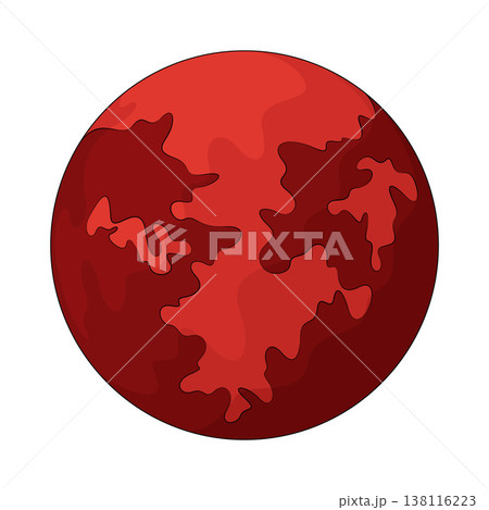 Illustration of lunar eclipse Illustration of lunar eclipse 138116223