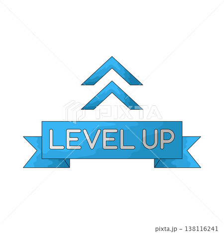 Illustration of Level Up Illustration of Level Up 138116241