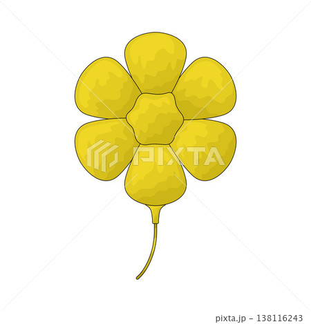 Illustration of Flower Balloon Illustration of Flower Balloon 138116243