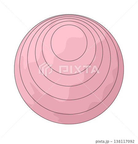 Illustration of Birthing Ball Illustration of Birthing Ball 138117092
