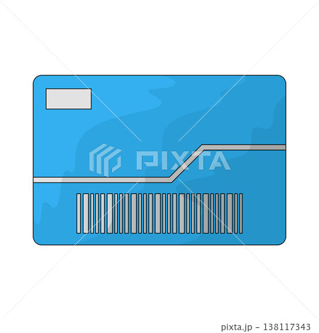 Illustration of Key card Illustration of Key card 138117343