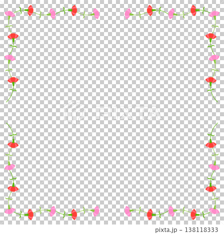 Carnation frame Carnation frame 138118333