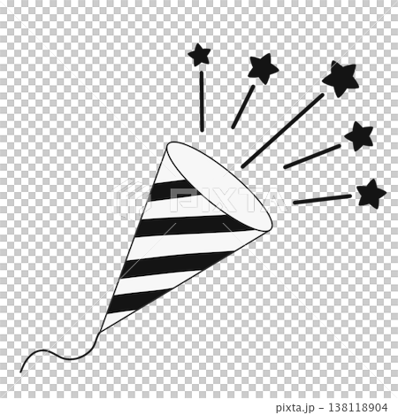Celebratory cracker illustration icon (party/event/anniversary) Celebratory cracker illustration icon (party/event/anniversary) 138118904