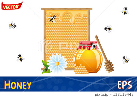 natural honey vector illustration natural honey vector illustration 138119445