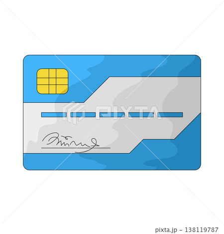 Illustration of Biometric Card 138119787