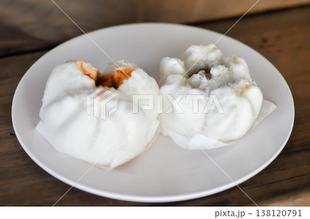 Chinese stuffed bun , steamed dumpling or steamed bun or Chinese bun 138120791