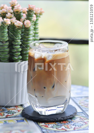 iced coffee , iced latte coffee or iced macha coffee iced coffee , iced latte coffee or iced macha coffee 138121059