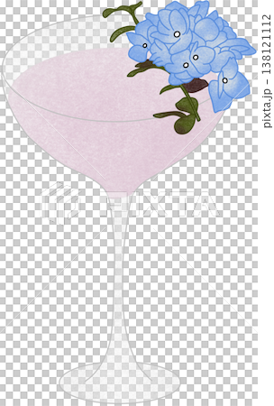 lychee cocktail with flower lychee cocktail with flower 138121112