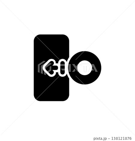 import disc data icon. Perfect for application, web, logo and presentation template. icon design solid style import disc data icon. Perfect for application, web, logo and presentation template. icon design solid style 138121876
