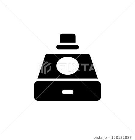 disc drive icon. Perfect for application, web, logo and presentation template. icon design solid style disc drive icon. Perfect for application, web, logo and presentation template. icon design solid style 138121887
