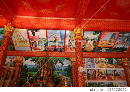 ワット・マノーロム本堂【ラオス・ルアンパバーン】 138122021