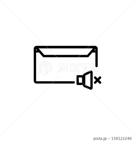 message icon design line style, mute icon, logo and presentation template message icon design line style, mute icon, logo and presentation template 138122240