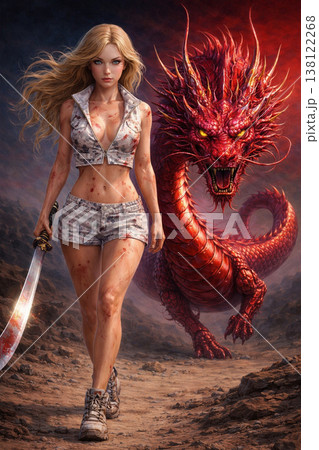 AI生成画像　Dragon Rider 4 138122268