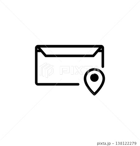 message icon design line style, location icon, logo and presentation template message icon design line style, location icon, logo and presentation template 138122279