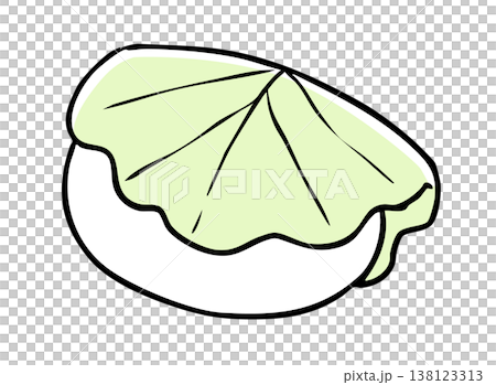 Kashiwa mochi (single color) Kashiwa mochi (single color) 138123313