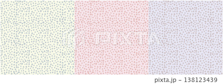 Dotted seamless pattern colorful design template for scrapbook or kids.  138123439