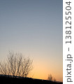 夕方のグラデーション 138125504