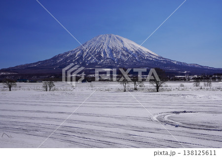 八幡駐車場から見る2026年3月の羊蹄山（倶知安町） 138125611