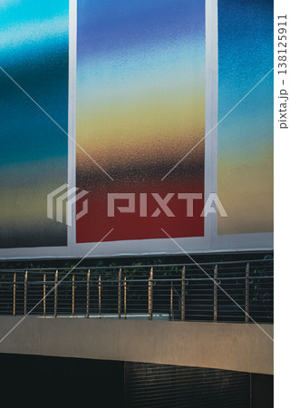 Abstract gradient color panels with soft texture and blurred surface modern design background, Colorful frosted glass panels with smooth transitions, contemporary composition Abstract gradient color panels with soft texture and blurred surface modern design background, Colorful frosted glass panels with smooth transitions, contemporary composition 138125911