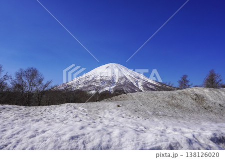 真狩村新陽駐車場から見る羊蹄山（2026年3月） 138126020