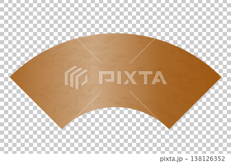 銅色扇形日式背景材料，質地斑駁。 138126352