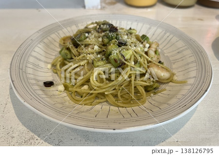 エビとアボカドのパスタ エビとアボカドのパスタ 138126795