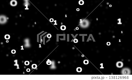 ボケたバイナリコードの粒子 ボケたバイナリコードの粒子 138126968