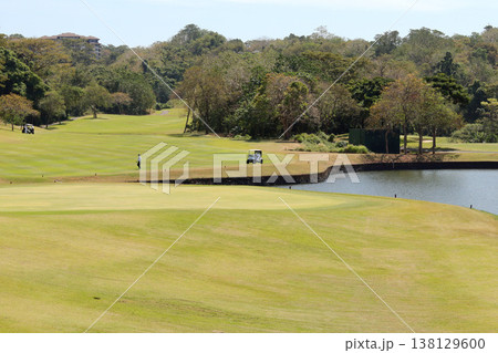 golf resort with the scenery of the sea 138129600