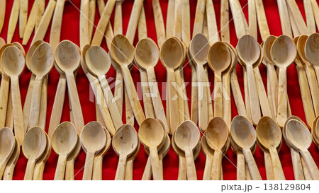 Carved Wooden Spoons 138129804
