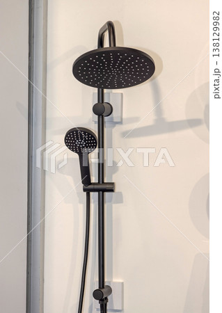 Black Shower Heads Pole 138129982