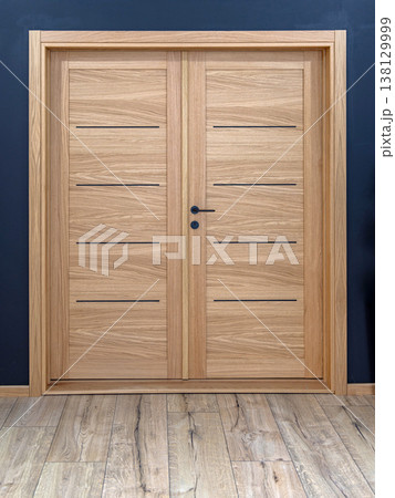 Wooden Double Doors Home 138129999