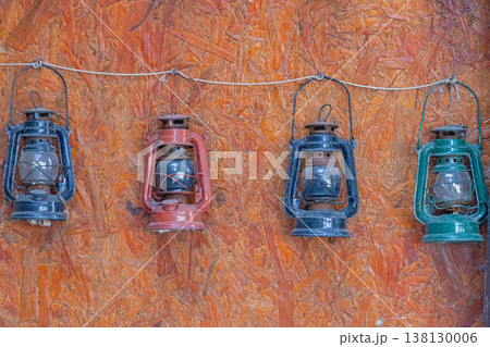 Old Kerosene Lamps Wall Old Kerosene Lamps Wall 138130006