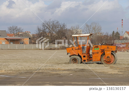 Smooth Roller Sand Construction Smooth Roller Sand Construction 138130157