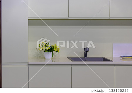 Modern Kitchen Sink Flowers Modern Kitchen Sink Flowers 138130235