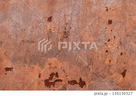 Rusted metal texture showing heavy corrosion Rusted metal texture showing heavy corrosion 138130327