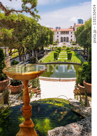 Historic Vizcaya Villa in Miami with Mediterranean-style architecture Historic Vizcaya Villa in Miami with Mediterranean-style architecture 138130454