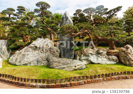 Japanese garden in Hong Kong 138130786