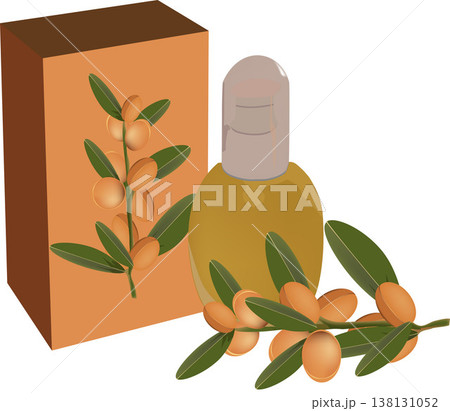packaging and bottle with argan ilio for aesthetics- packaging and bottle with argan ilio for aesthetics- 138131052