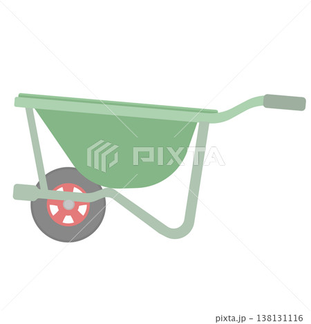 一輪車(ネコ車)のイラスト 一輪車(ネコ車)のイラスト 138131116