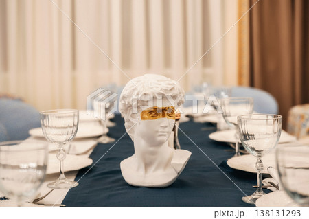 Elegant Artistic Arrangement. Refined Scene Featuring Artistic Elements And Subtle Lighting Elegant Artistic Arrangement. Refined Scene Featuring Artistic Elements And Subtle Lighting 138131293