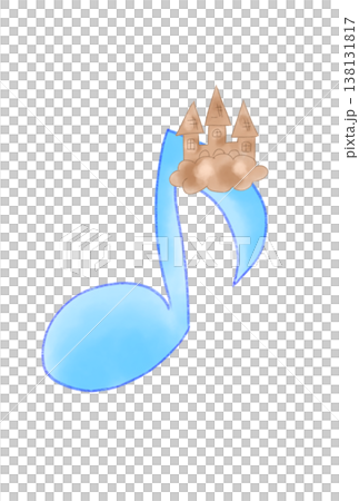 帶有城堡的音符 138131817