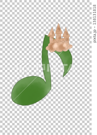 帶有城堡的音符 138131818