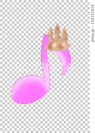 帶有城堡的音符 138131819