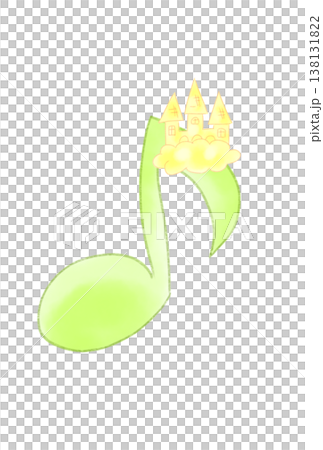 帶有城堡的音符 138131822